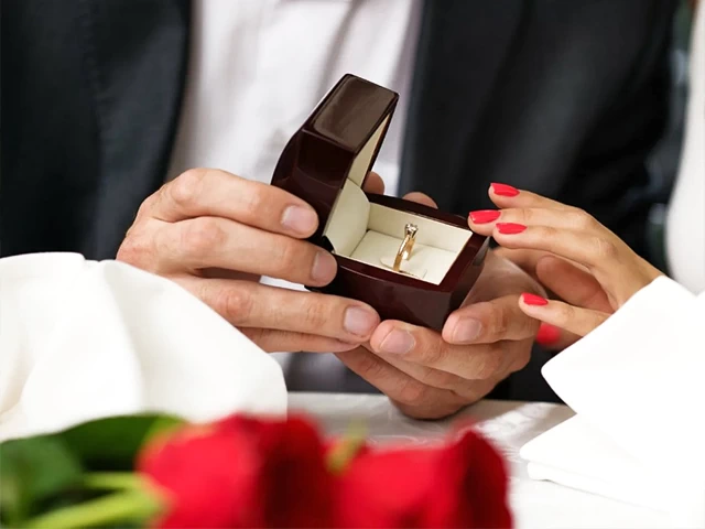 Предложение руки и сердца на теплоходе